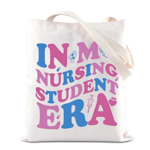 Bolso tote para estudiantes de enfermería y enfermeros: 'In My Nursing Student Era' miniatura 1