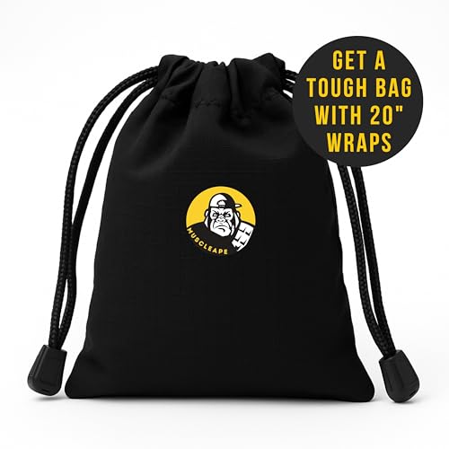 Image of Muscleape Wrist Wraps for Gym | SuperFabric Strength Support Straps for Heavy Lifting, CrossFit & Powerlifting | Adjustable Compression Wrist Support for atheletes- Superb Workout Wrist Stability & Protection. (Gun Grey, 20 Inches)
