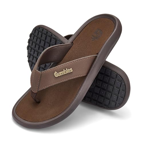 Gumbies Noosa Unisex Flip-Flop, with Arch Support Supersoft Brush EVA Footbed, Soft Cotton Backed Strap & Recycled Rubber Sole - Comfort Guaranteed