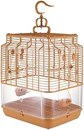 Xiraivke 鳥かご 鳥インコ 大型 バードゲージ バックル式組立 掃除しやすい オカメ インコ 文鳥 オウムセキセイ ボタン ?物の、トラ柄のフェニックス、牡丹、インコ、オウムなどの繁殖、飛び散りや飛び出しを防ぐ引き出し付きのです