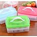 Cabilock Soporte para Huevos Bandeja para Huevos Rellenos de 2 Capas con...