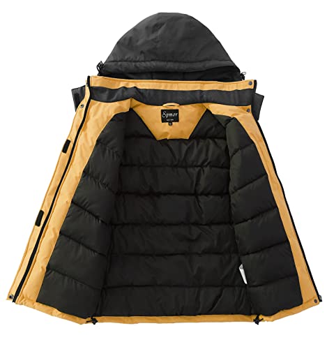 Image of Women's Waterproof Ski Jacket Hooded Snowboard Coat Warm Winter Snow Jackets