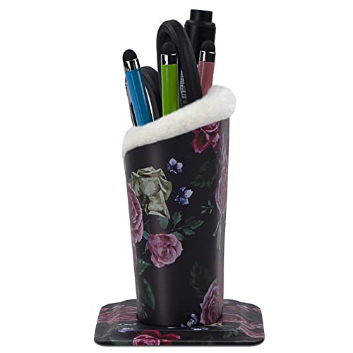 Image of Plush Fluffy Lined Anti-scratch Eyeglasses Holder Protective Glasses Stand Case