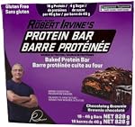 Chef Robert Irvine's Baked Protein Bars – Chocolatey Brownie, 18 x 46g
