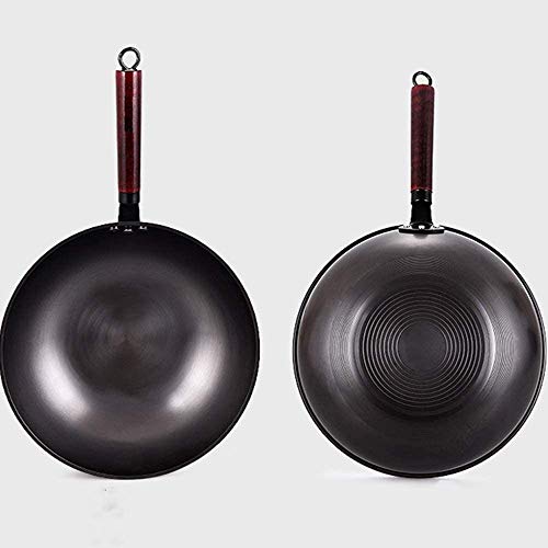 Wok de acero al carbono de 12.5 pulgadas miniatura 6