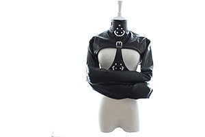 Leather Straightjacket Sports Armor Adjustable Novelty Fancy Costume Performance Jackets