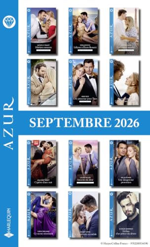 Pack mensuel Azur - 11 romans + 1 gratuit (Septembre 2026)