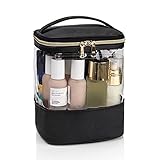 CUBETASTIC Clear Makeup Bags, Travel Waterproof Cosmetic Bag Plastic Transparent Organizer Women Mak