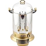 ADJUSTABLE TEMP CONTROL - 160 CUP - GOLD COLOR Double Compartment Commercial industrial Hotel Cafe...