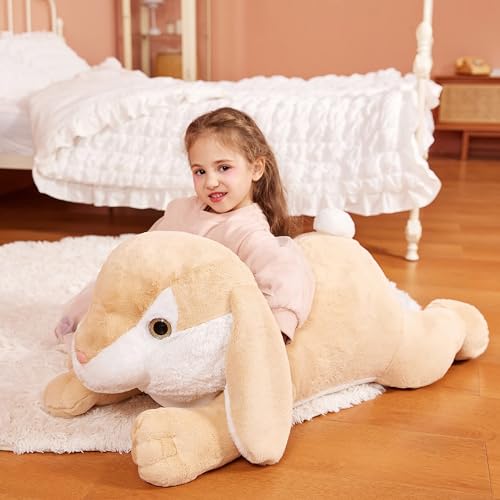 IKASA Groß Hase Stofftier Riesen Kuscheltier,78cm Gross Plüschtier Süße Riesige Flauschige Weich Jumbo Plüsch Spielzeug,Geschenk für Kinder