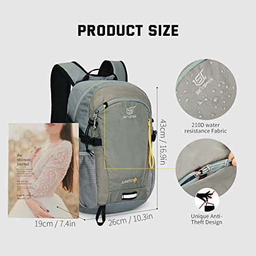 Miniatura 6 de Skysper 20l Mochila Pequeña De Senderismo, Trekking Para Hombres Mujeres Mochilas De Marcha Ultraligera Macuto De Viaje Casual Para Montaña Acampada Camping Actividad Al Aire Libre