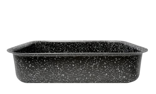 Taflon Lasagnera 25cm in Alluminio puro 99% Rivestimento PTFE doppio strato Antiaderente Ecologico (35 CM)