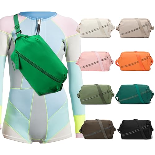 BOSSTIN Small Gym Bag for Women Men, Small Duffle Bag Crossbody Bags for Women, Lightweight Compact Sports Bag for Gym Work Fitness Travel, 3 in 1 Workout Bag-Green