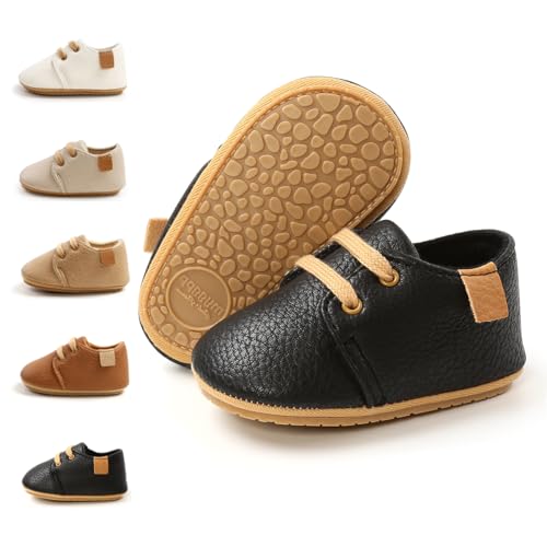 Image of Meckior Baby Booties Newborn Infant Unisex Baby Girls Boys Velvet Rubber Anit-Slip Sole Shoes Toddler Fleece Cozy Winter Warm Prewalker Boots