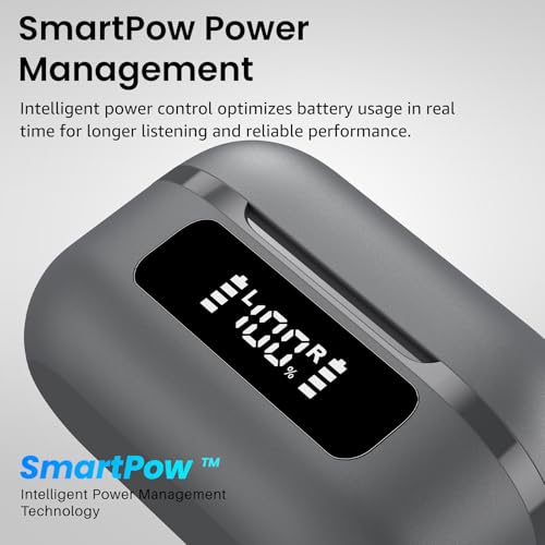 Image of TOZO NC9 Hybrid Active Noise Cancelling Wireless Earbuds, 60H, LED Display