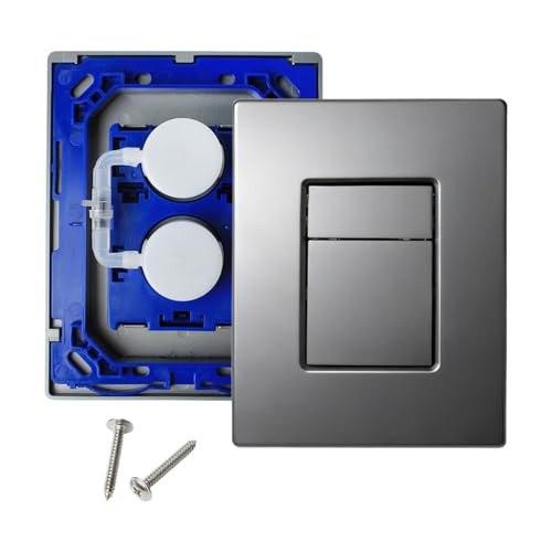 Panel de descarga de inodoro para cisterna empotrada GD2 placa de ABS repuesto 38732 6