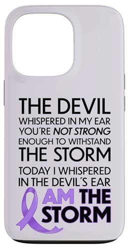 Cancer Warriors I Am The Storm, I Will Survive And Beat It �X�}�z�P�[�X iPhone 13 Pro �p