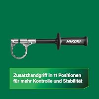 HiKOKI Akku-Bohrschrauber - 18 V, 140 Nm, Brushless, RFC-Technologie, 13 mm Schnellspannbohrfutter - Inkl. 2 x 4.0 Ah Li-Ion Akkus (BSL1840M), Koffer - Leistungsstark und kompakt für Profi-Anwendung – Ansicht 9