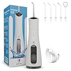 Oral One Irrigador Bucal Portátil – Jato de Água Recarregável 300ml – 5 Bicos – Ideal para Uso Diário e Viagem