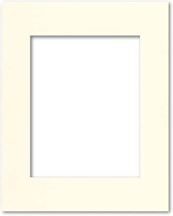 16x20 Matting for 11x14 Photograph or Artwork 4-Ply Bevel Cut Acid Free Matboard for Picture framing Antique White