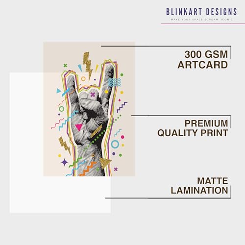 Image of BLINKART Trendy Abstract Wall Art Painting Print Design | Aesthetic Wall Decor Photo Artwork Frame Decoration Hanging For Home Bedroom Living Room Office Wall Decor | T049 | 13x10 Inches