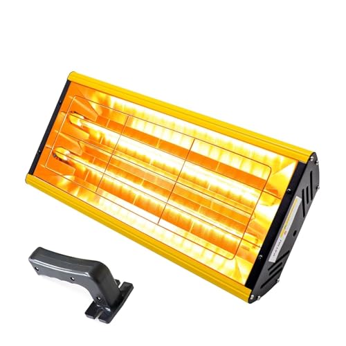 Lámpara infrarroja para secado de pintura Lámpara De Curado De Pintura Infrarroja, Lámpara De Calor Infrarroja De Onda Corta De 2000W, Luz De Secado De Pintura For Cabina De Pintura, Lámpara IR For Re