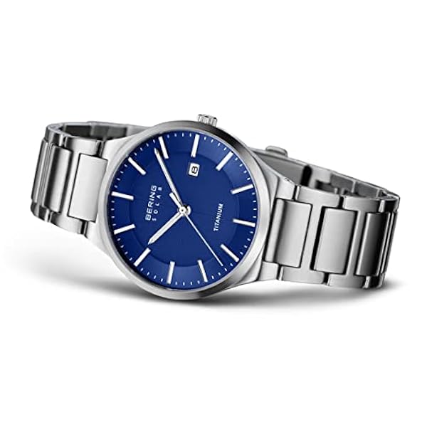 BERING herr analog kvartsklocka med titan armband