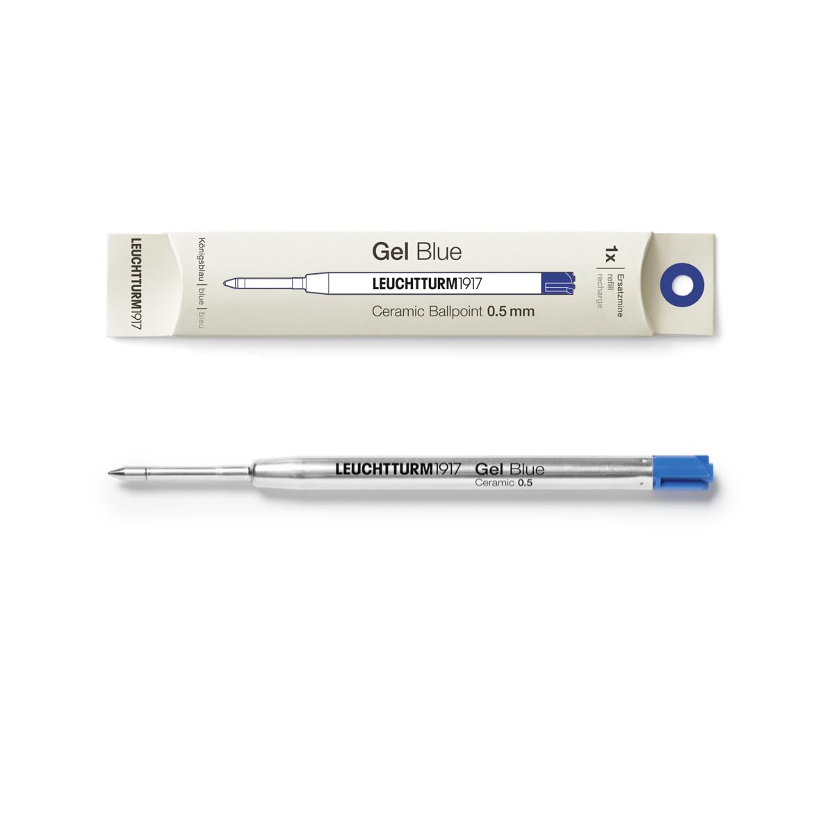 Leuchtturm1917 368526 Drehgriffel Gel Pen Refill - 0.5 mm Blue