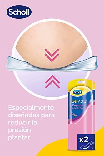 Plantillas Scholl Gel Activ para Mujer, Abiertas, 1 Par miniatura 4