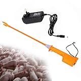 Wanlecy Rechargeable Electric Livestock Prod, Long Safety Shock Prodder for Farm Cow Pig Sheep Cattle (65cm)