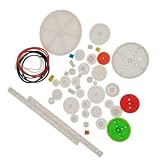 KAIYUEMAOYI 43 Verschiedene Zahnradpakete, Motorspielzeugauto Chassis, DIY Zahnräder
