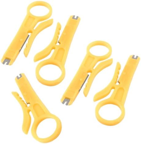 TOOGOO(R) RJ45 Cat5 Network Wire Cable Punch Down Cutter Stripper 5 Pcs