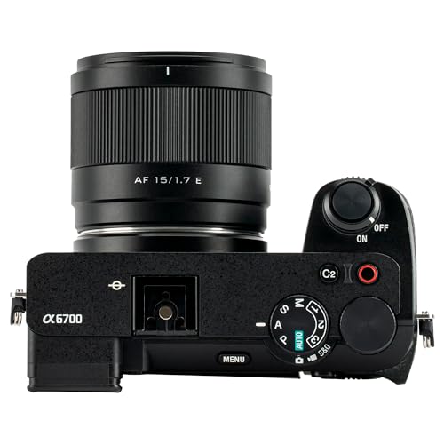 VILTROX AF 15mm F1.7 E�����Y Sony E�}�E���g�p���y�ʃI�[�g�t�H�[�J�XAPS-C�L�p�����Y Sony E-Mount A6000 A6100 A6300 A6400 A6500 A6600 ZV-E10 A7�V���[�Y A9�V���[�Y