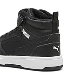 Mittlere Kragenhöhe PUMA Rebound V6 MID WTR AC+ PS Sneaker, Shadow Gray Black White, 32 EU