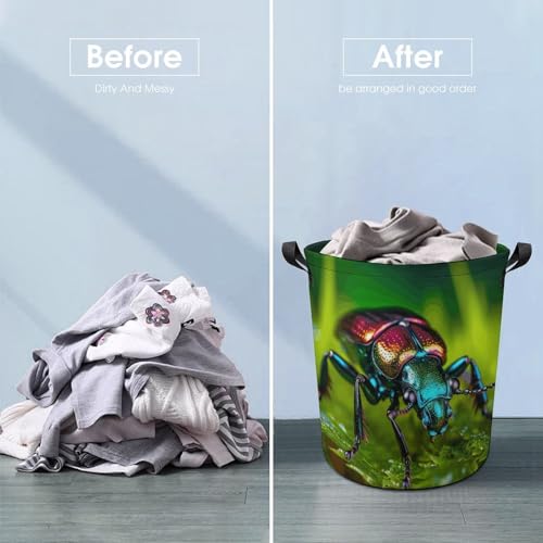Panier à linge pliable imperméable anti-humidité pour bain - 6