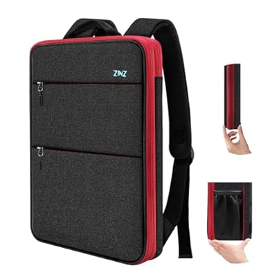 ZINZ Mochila para Portátil Delgada y Expandible Resistente al Agua Compatible con MacBook Pro 14" M4/M3/M2/M1 Mac Air/Pro 13 3" XPS 13 14 y la Mayoría de los Portátiles de 13"-14" B02RD01