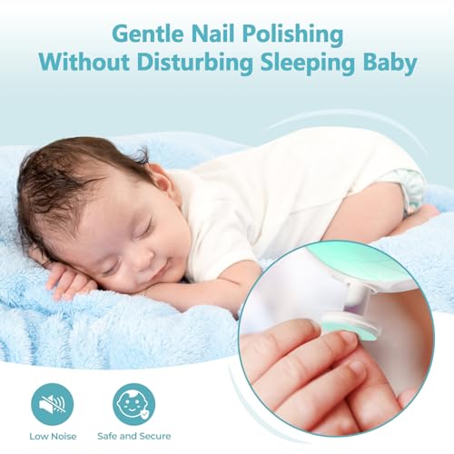 Blendura Baby Electric Nail File, 6 in 1 Electric Nail File for Children of All Ages - Image 5