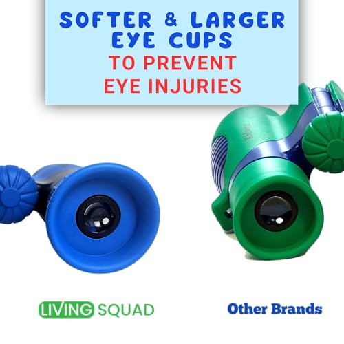 Living Squad Prismáticos Kids Azul 8x21 Compactos miniatura 6