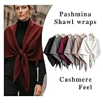 Pashmina Shawl Wrap for Women – Ultra Soft Lightweight Scarf, Versatile Travel & Wedding Wrap-Excellent Gift Selection - Image 5
