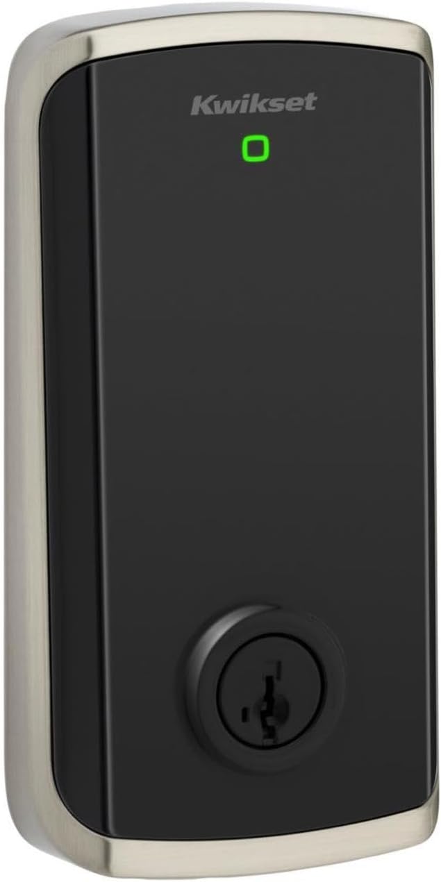 Kwikset Halo Select Touchscreen Wi-Fi and Matter Enabled Smart Lock Deadbolt in Satin Nickel 9800 Wi