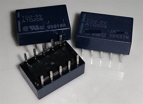 Relé TQ2-5V ATQ209 de 10 pines componente de conmutación 5V para proyectos de robótica