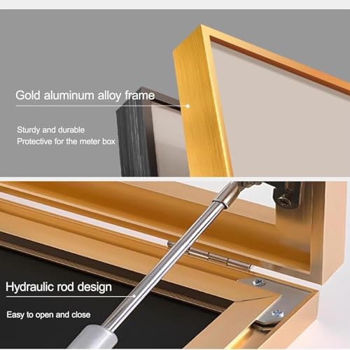 Decorative Electric Panel Cover, Wall Art for Circuit Breaker Box, Creative Hideaway Distribution Cover, Stylish Hanging Picture (15.7 x 11.8 in, Style 3)