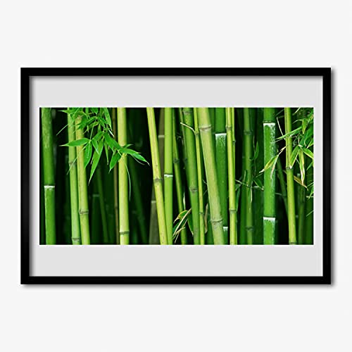 Affiche encadrée 70x50 cm Tulup pour habiller un mur vide sans effort cadre MDF nature