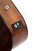 Cort EARTHGO-OPBB Earth Go HyVibe H2 Acoustic Electric Guitar Open Pore Brown Burst w/Bag