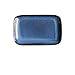 LHQ-HQ Plaque Ouest rectangulaire Petite Plaque Froide Plate Snack gâteau Plate Restaurant Hôtel Arts de la Table personnalité Kiln Dark Blue Indigo 7,25 Company