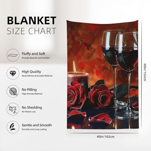 Jeté de lit imprimé rouge vin flanelle douce de qualité