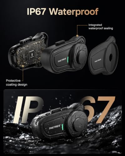 THETREE IP67 Waterproof Headset