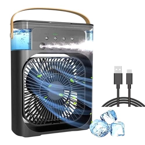 Image of Zon Ex Mini Portable Air Cooler, USB connected, Table AC fan with Water Cooling Function for Office and Home (multicolours)