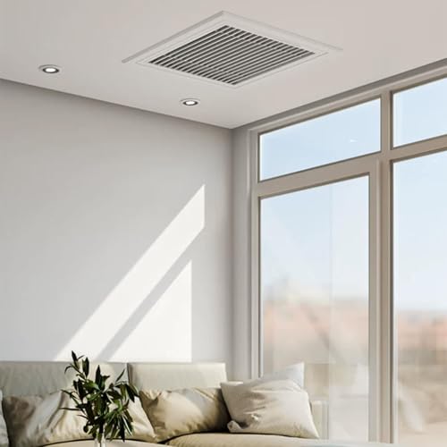 Grille d'aération solide anti-déformation pour conduits de ventilation commerciale