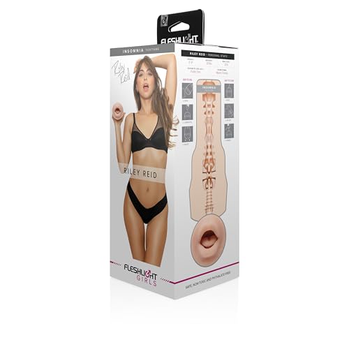 Fleshlight Riley Reid Insomnia Male Sex Toys for Men - The Premium Original Male Masturbator Sex Toys for Men with Our Fleshlight SuperSkin Pocket Pussy Technology